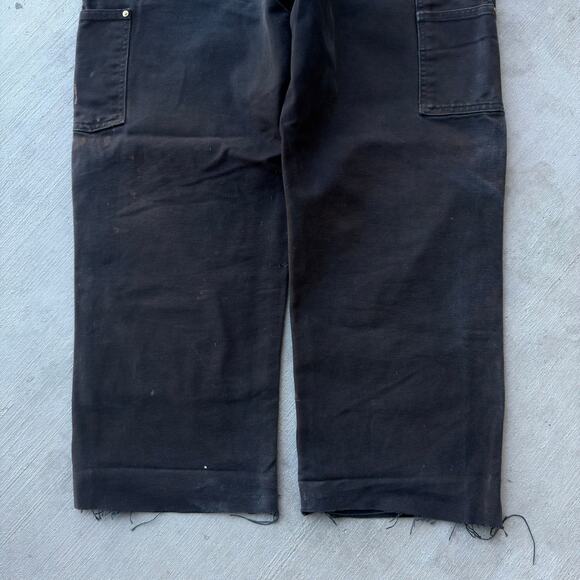 Carhartt black double knee work wear carpenter pants - Picture 6 of 7